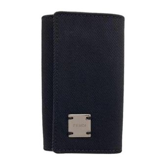 Fendi Pre-owned Accessories, female, Black, Size: ONE SIZE Pre-owned Canvas Home-Office