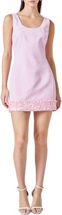 endless rose Sequin Hem Sleeveless Minidress in Pink at Nordstrom, Size X-Small
