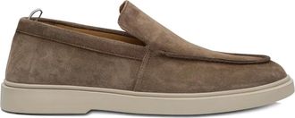 Officine Creative Mocassini in pelle scamosciata - Marrone