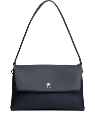 Tommy Hilfiger logo-plaque shoulder bag - Blue