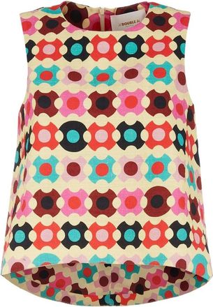 La DoubleJ Superior Scale Trapeze Blouse - Dames - Blouses - Veelkleurig - XS - Katoen - Overhemden