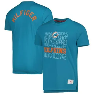 Tommy Hilfiger Mens Tommy Hilfiger Aqua Miami Dolphins Liam T-Shirt at Nordstrom, Size Large