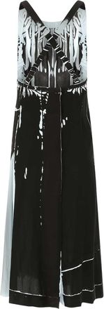 Prada Womens Dress Black Viscose Elastane