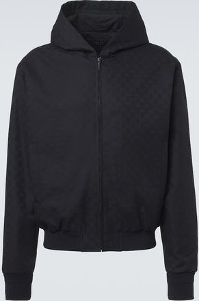 Gucci GG jacquard hooded cotton jacket