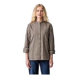 Marc O'Polo Donna, Camicette, Marrone, S, new