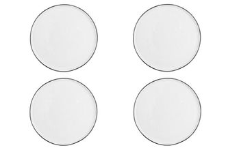 Bj&ouml;rn Borg Plato &Oslash;27cm - 4 piezas - Blanco nieve