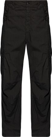 Dolce & Gabbana logo-appliqu&eacute; cotton cargo trousers - men - Cotton - 52 - Black