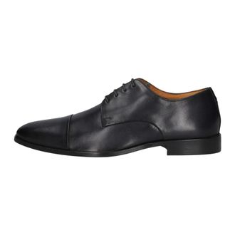 Stefano Lauran Art-4002 Zakelijke veterschoenen - Heren - Schoenen - Zwart - Maat: 45 EU Leer