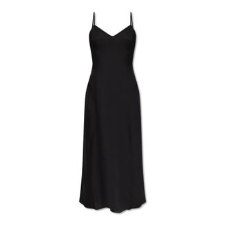AllSaints Jurk Bryony - Dames - Casual kleedjes - Zwart - XS - Satijn - Kleedjes