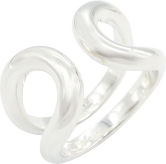 Herm&egrave;s Silver Silver 925 Band Ring (Pre-Owned)
