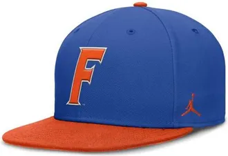 Jordan Brand Mens Jordan Brand Royal/Orange Florida Gators Two-Tone Primetime Performance Fitted Hat at Nordstrom, Size 8