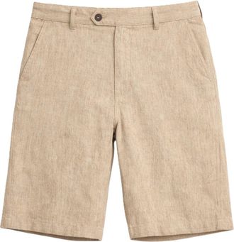 MC2 Saint Barth Tailored Flat Front Shorts with Button Closure