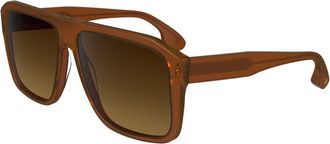 Victoria Beckham Brown Acetate Womens Sunglasses