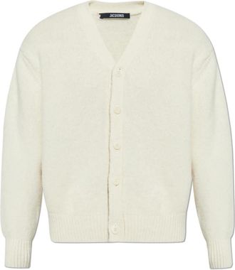 Jacquemus Truien & Vesten, Heren, Beige, 2Xl, Wol, The Cardigan