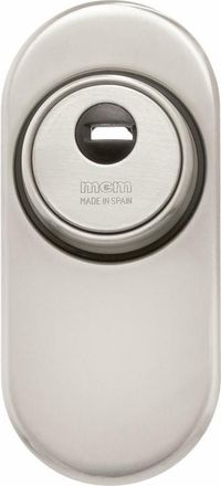 MCM Mcm - Escudo Cilindro 1850ss-1 Plata Alta Seguridad Plata
