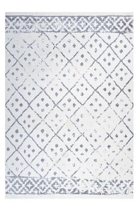 Jonathan Y Designs Juba Moroccan Geometric Diamond Area Rug in Ivory/gray at Nordstrom, Size 3Ft 0In X 5Ft 0In