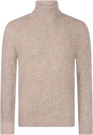 Gran Sasso Maglione Collo Alto a Maglia - - Knitwear - Uomo - Rosa - XL