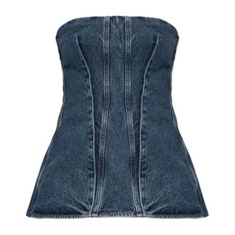 A Gold E Mujer, Camisetas, Azul, Talla: S