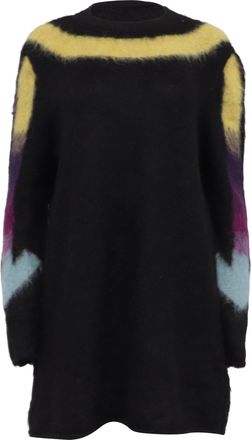 Off-white Arrow Brushed Sweater in Black Wool