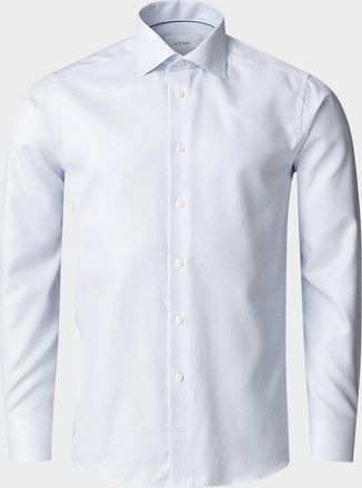 Eton Mens Signature Herringbone Dobby Contemporary-Fit Dress Shirt