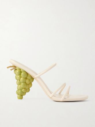 Cult Gaia Sandali In Pelle Grape - Bianco