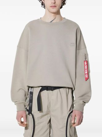 Alpha Industries Alpha Essentials sweatshirt - men - Cotton/Polyester - L - Grey