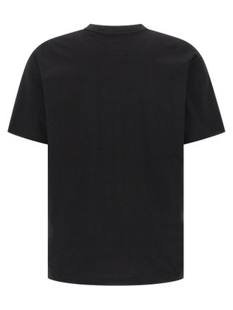 Yohji Yamamoto Logo-Embroidered Cotton T-Shirt - Black