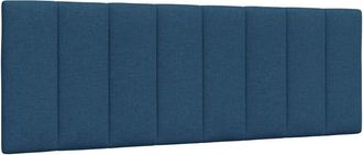 vidaXL Cabecero De Cama Acolchado Tela Azul 140 Cm Vidaxl