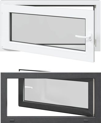 vidaXL Color Interno De Ventana De S&oacute;tano Blanco Risor 100 X 50 Cm Vidaxl