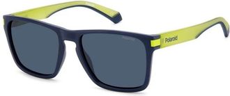 Polaroid PLD 2139/S Fll(C3) - unisex - Zonnebrillen - Blauw - 56 MM - Accessoires