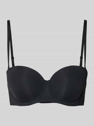 Dorina Regular Fit BH in Balcony-Optik in Black, Gr&ouml;&szlig;e 75A