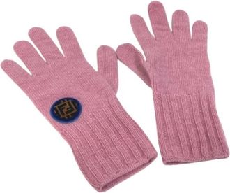 Fendi Pre-owned Fxy 554 Warme Handschoenen - Dames - Vintage Accessoires - Roze - ONE Size - Vintage