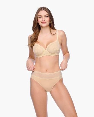 Cosabella Dolce High Rise Bikini in Blush at Nordstrom, Size X-Large