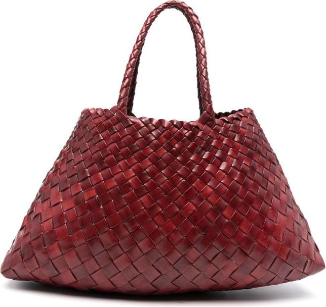 Red Santa Croce Tote Bag - Womens - Calf Leather
