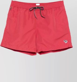 Paul Smith swim shorts zebra logo side pockets