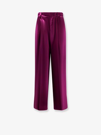 Alberta Ferretti Pantaloni in satin con pinces - ALBERTA FERRETTI - gender_Woman