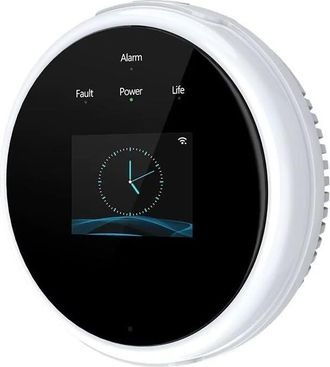 OEM Sensor De Alarma De Gas Natural Para Tuya, Pantalla Digital Lcd Wifi Inteligente, Detector De Fugas De Gas, Monitor De Gas, Alarma Sonora Y Luminosa