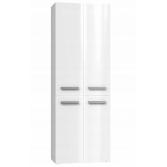 Topeshop Ellos Mueble De Ba&ntilde;o Con Dos Cestas Asas Minimalistas Dimensiones: 174x60x30 Columna De Almacenamiento