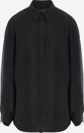 Balenciaga Black Striped Shirt