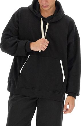 Palm Angels Cotton Hoodie - Black