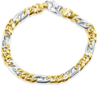 Pompeii3 Mens Link 14k Gold (41gram) or Platinum (66gram) 7.5mm Bracelet 8.5