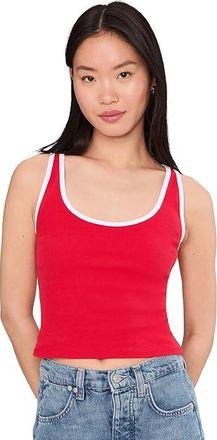 Free People Moxie Tank Top Womens Clothing High Risk Red Combo : LG (Womens 12-14), Cotton
