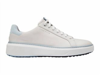 Cole Haan Womens Grandpro Topspin Golf Sneakers In Nimbus Cloud/white