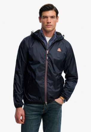 Superdry Windbreaker SUPERDRY ESSENTIAL TRI WINDBREAKER JKT, Herren, Gr. XXL, richest navy, Web, Obermaterial: 100% Polyester, unifarben, relaxed fit normal, J