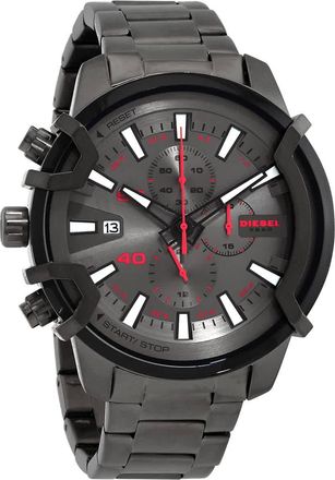 Diesel Griffed Chronograph Quartz Grey Dial Mens Watch DZ4586