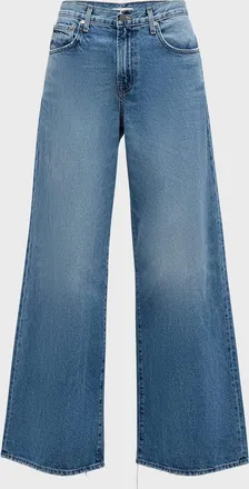 TWP Tiny Dancer Wide-Leg Denim Jeans