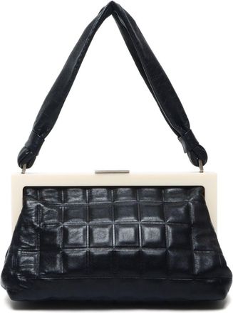 Chanel 2000s Choco Bar-quilted handbag - Black