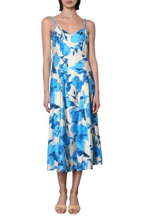 Adelyn Rae Lucille Midi Dress in Electric Blue at Nordstrom, Size X-Large
