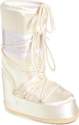 Moon Boot Icon Water Repellent Boot in Ivory at Nordstrom, Size 39