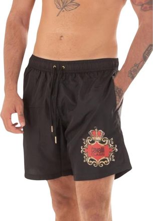 Just Cavalli Logo Kostuum - Heren - Strandmode - Zwart - 2XL - Polyester - Badmode